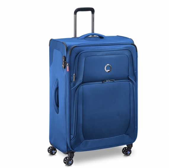 Delsey Optimax Lite 78cm - Stor Utvidbar Blå