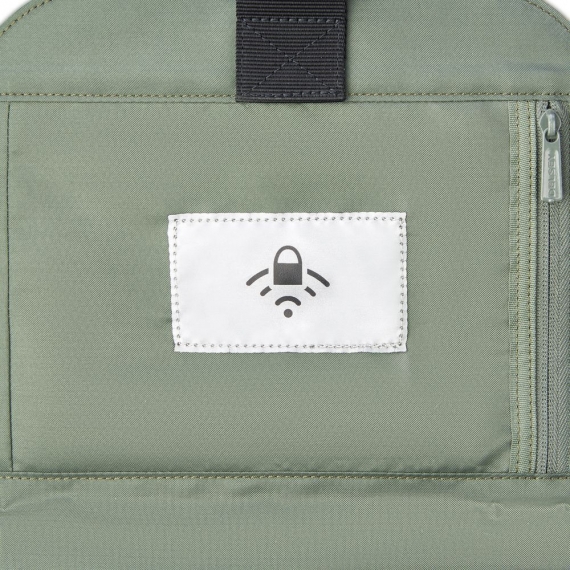 Delsey Securflap 15'6 - Ryggsäck Army Grön