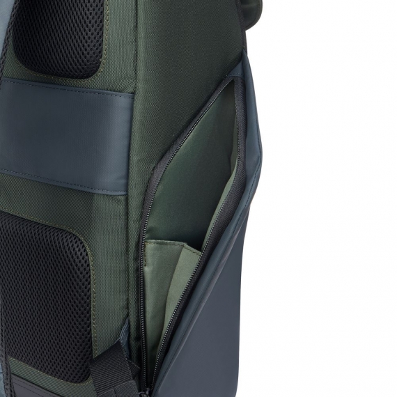 Delsey Securflap 15'6 - Ryggsäck Army Grön