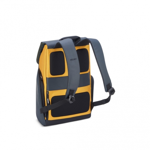 Delsey Securflap 15'6 - Ryggsäck Gul