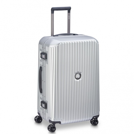 Delsey Securitime Frame 67cm - Mellanstor Silver