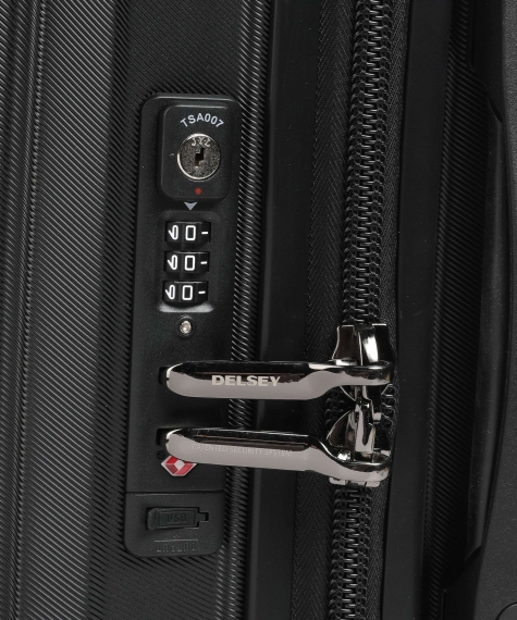 Delsey Shadow 5.0 Slim 55cm - Kabinveske Svart