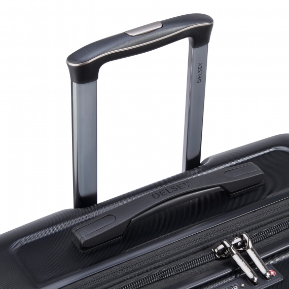 Delsey Shadow 5.0 75cm - Stor Utvidbar Svart