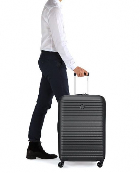 Delsey Segur 2.0 70cm - Mellomstor Svart