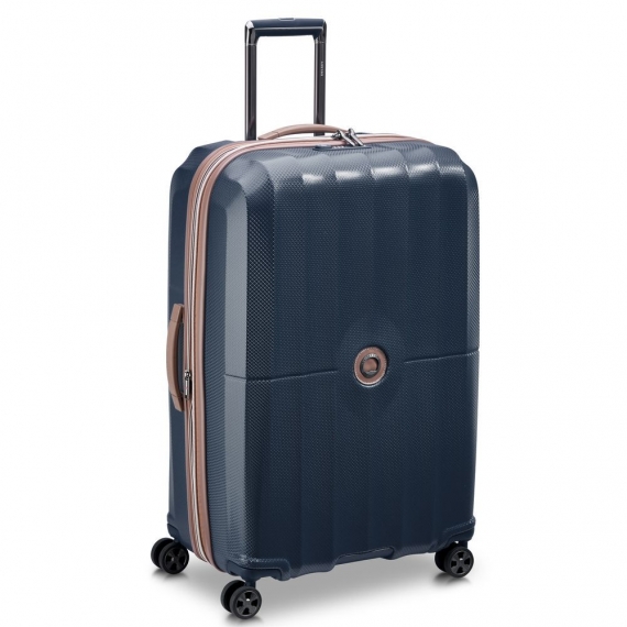 Delsey Carrousel 77cm - Stor Utvidbar Blå