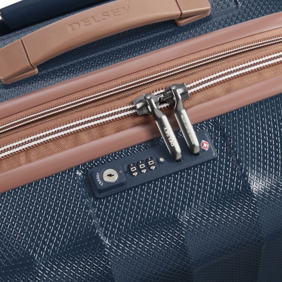 Delsey Carrousel 77cm - Stor Utvidbar Blå