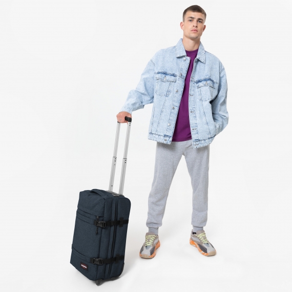 Eastpak Transit´R S 51cm - Kabinkoffert Triple Denim