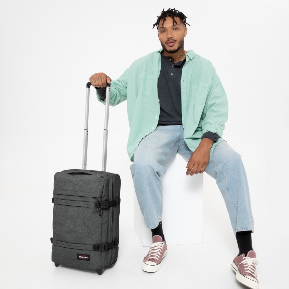 Eastpak Transit´R S 51cm - Kabinkoffert Black Denim