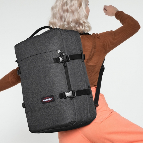 Eastpak Tranzpack - Ryggsäck/Duffelväska Black Denim_7