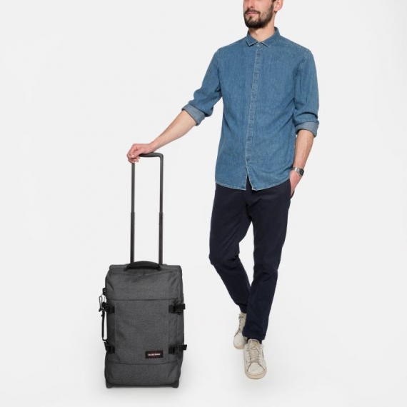 Eastpak Tranverz 51cm - Kabinkoffert Black Denim