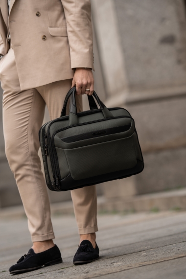 Samsonite Pro-Dlx 6 - Dataveske/Reisemappe 15.6 Utvidbar Green