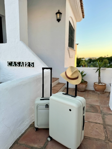 Kofferter Printisso Signature - Sett med 3 Creme