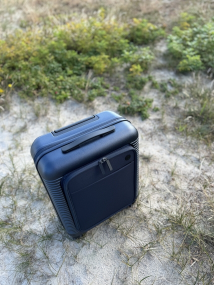 Kabinkoffert Printisso Signature - Front Pocket Blue