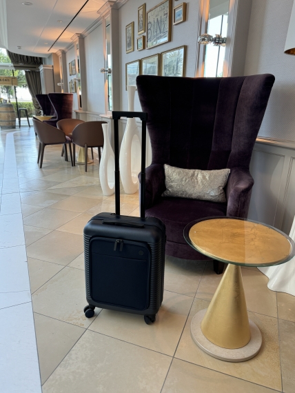 Kabinkoffert Printisso Signature - Front Pocket Blue