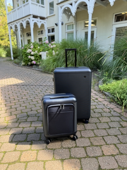 Kabinkoffert Printisso Signature - Front Pocket Blue