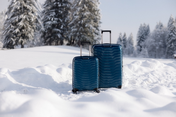 Samsonite Proxis - Kabinkoffert Utvidbar Petrol Blue