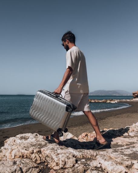 Samsonite Proxis - Kabinkoffert Utvidbar Silver