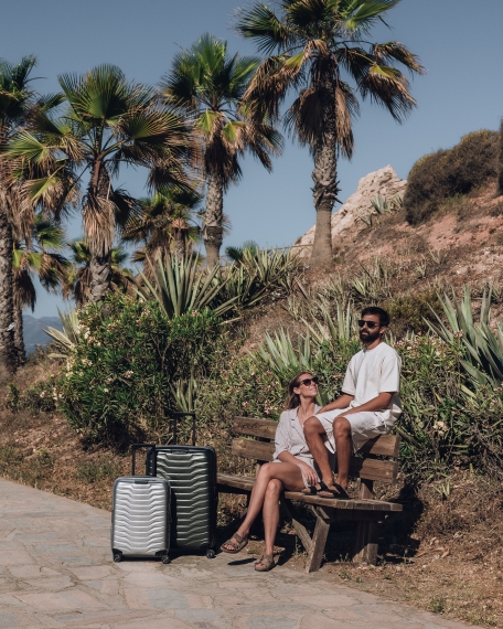 Samsonite Proxis - Kabinkoffert Utvidbar Silver