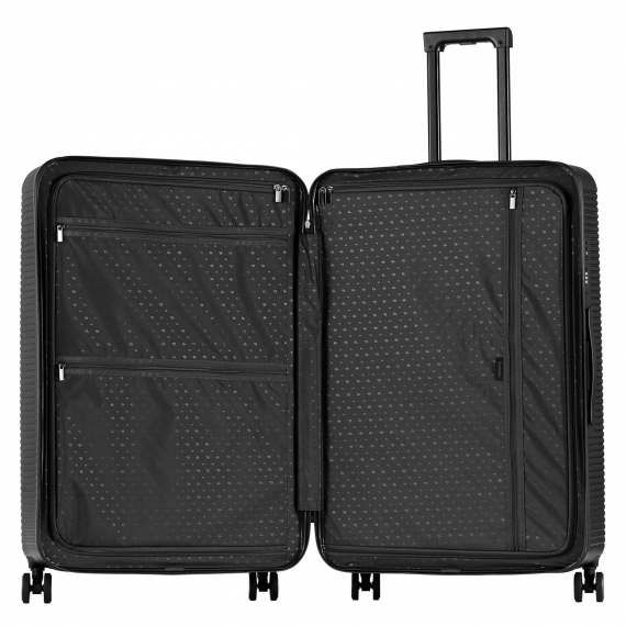 Koffert Printisso Signature - Ekstra Stor Black