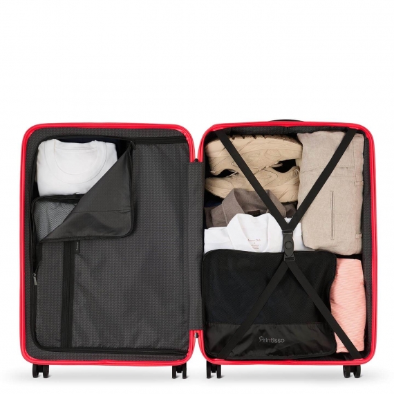 Koffert Printisso Urbane - Stor Tropical Coral