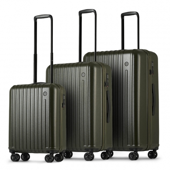 Koffert Printisso Urbane - Mellomstor Olive Green
