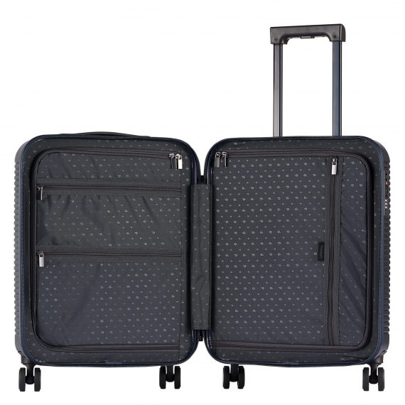 Kabinkoffert Printisso Signature - Front Pocket Blue