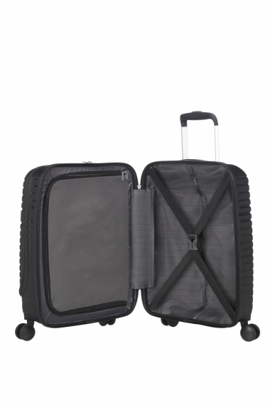 American Tourister Aero Racer Spinner 55cm - Kabinveske Svart Datarom