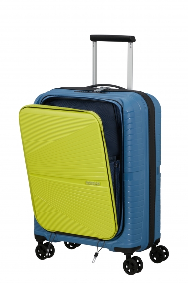 American Tourister Airconic 55 cm - Kabinkoffert Frontloader Coronet Blue/Lime