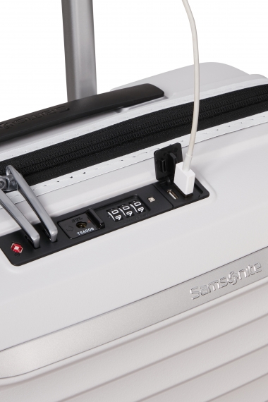 Samsonite Upscape - Kabinkoffert Utvidbar Cloud White