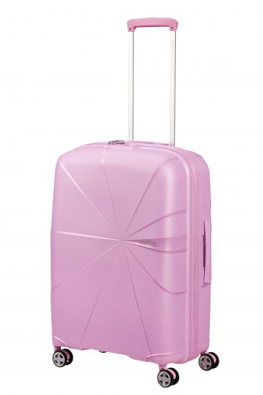 American Tourister Starvibe 67cm - Mellomstor Utvidbar Metallic Pastel Lavender