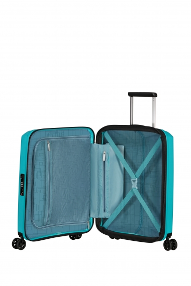 American Tourister Aerostep 55cm - Kabinkoffert Utvidbar Turquoise Tonic