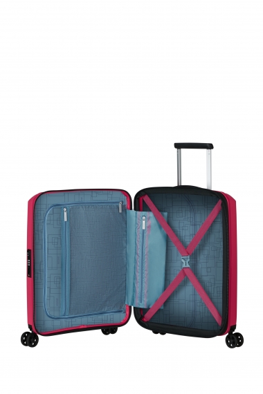 American Tourister Aerostep 55cm - Kabinkoffert Utvidbar Pink Flash