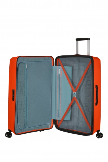 American Tourister Aerostep 77cm - Stor Utvidbar Bright Orange