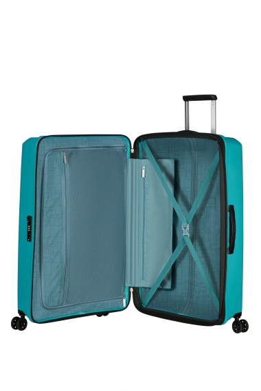 American Tourister Aerostep 77cm - Stor Utvidbar Turquoise Tonic