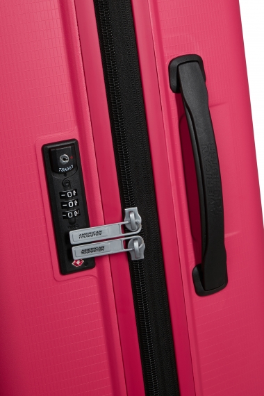 American Tourister Aerostep 77cm - Stor Utvidbar Pink Flash