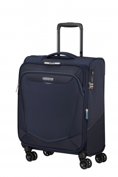 American Tourister Summerride 4-hjul 55 cm - Kabinkoffert Utvidbar Navy