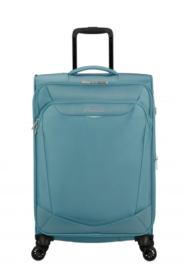 American Tourister Summerride 4-hjul 69 cm - Mellomstor Utvidbar Breeze Blue