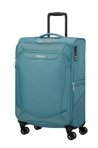 American Tourister Summerride 4-hjul 69 cm - Mellomstor Utvidbar Breeze Blue