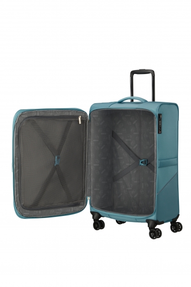 American Tourister Summerride 4-hjul 69 cm - Mellomstor Utvidbar Breeze Blue