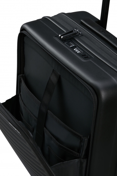 Samsonite Restackd - Kabinkoffert Utvidbar Front Pocket Black