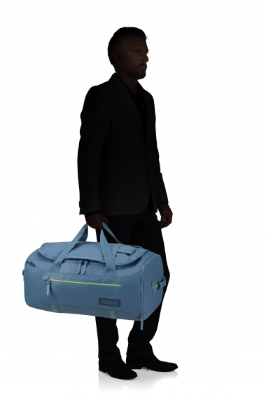 American Tourister Trailgo - Duffelveske/Ryggsekk M Coronet Blue