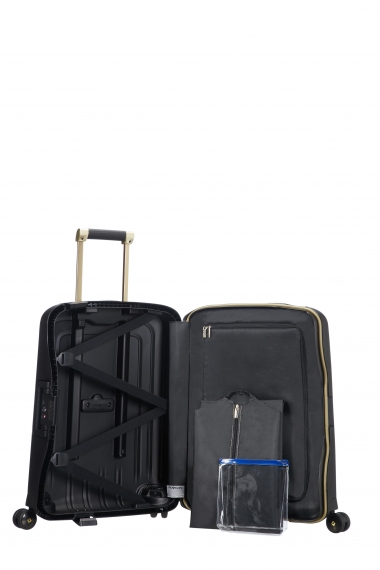 Samsonite S'Cure DLX 55cm - Kabinväska Svart/Guld_4