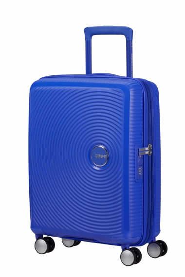 American Tourister Soundbox 55cm - Kabinkoffert Utvidbar Cobalt Blue