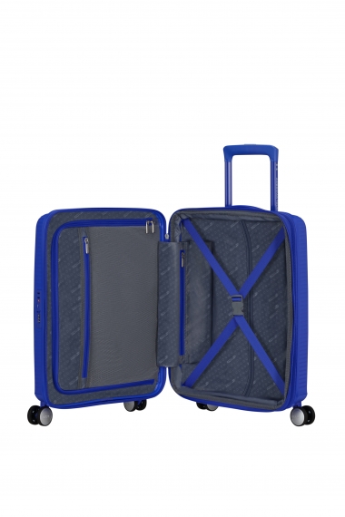 American Tourister Soundbox 55cm - Kabinkoffert Utvidbar Cobalt Blue