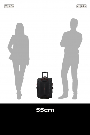 Samsonite Ecodiver - Kabinkoffert/Ryggsekk Black