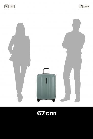 Samsonite Fyrm - Mellomstor Utvidbar Basil Green