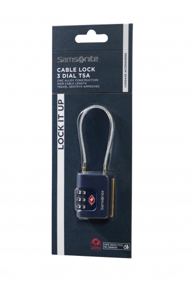 Samsonite - TSA Kabellås Midnight Blue