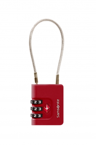 Samsonite - TSA Kabellås Red