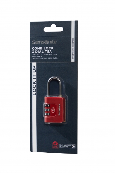Samsonite - TSA Lås Red