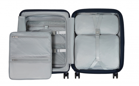 Samsonite Paralux - Kabinkoffert Utvidbar Midnight Navy